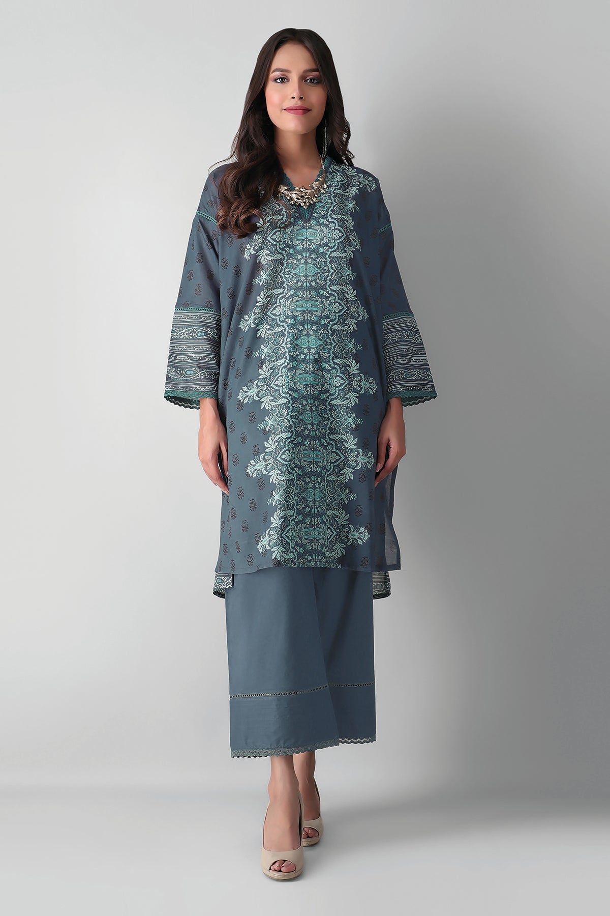 J21334 Grey Khaadi Autumn Collection 2021