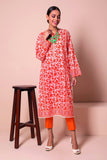 J22124 Orange Khaadi Online Spring Summer 2022