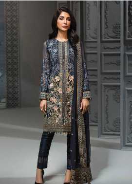 Jazmin Embroidered Chiffon Luxury Collection 05 Jardin De Lune 2019