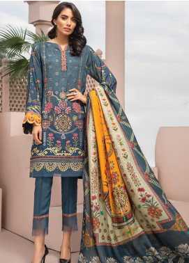 Jazmin Embroidered Linen Winter Collection 05 Sarvena 2019