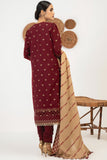 Alkaram JC-4-22-3-Maroon Embroidered Jaquard Collection 2022 Online Shopping