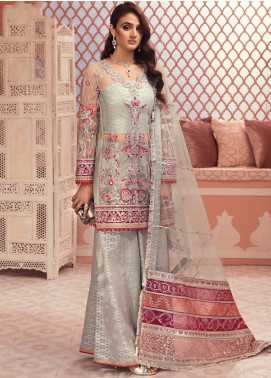 Jeem Embroidered Net Wedding Collection Feroze 2 2019