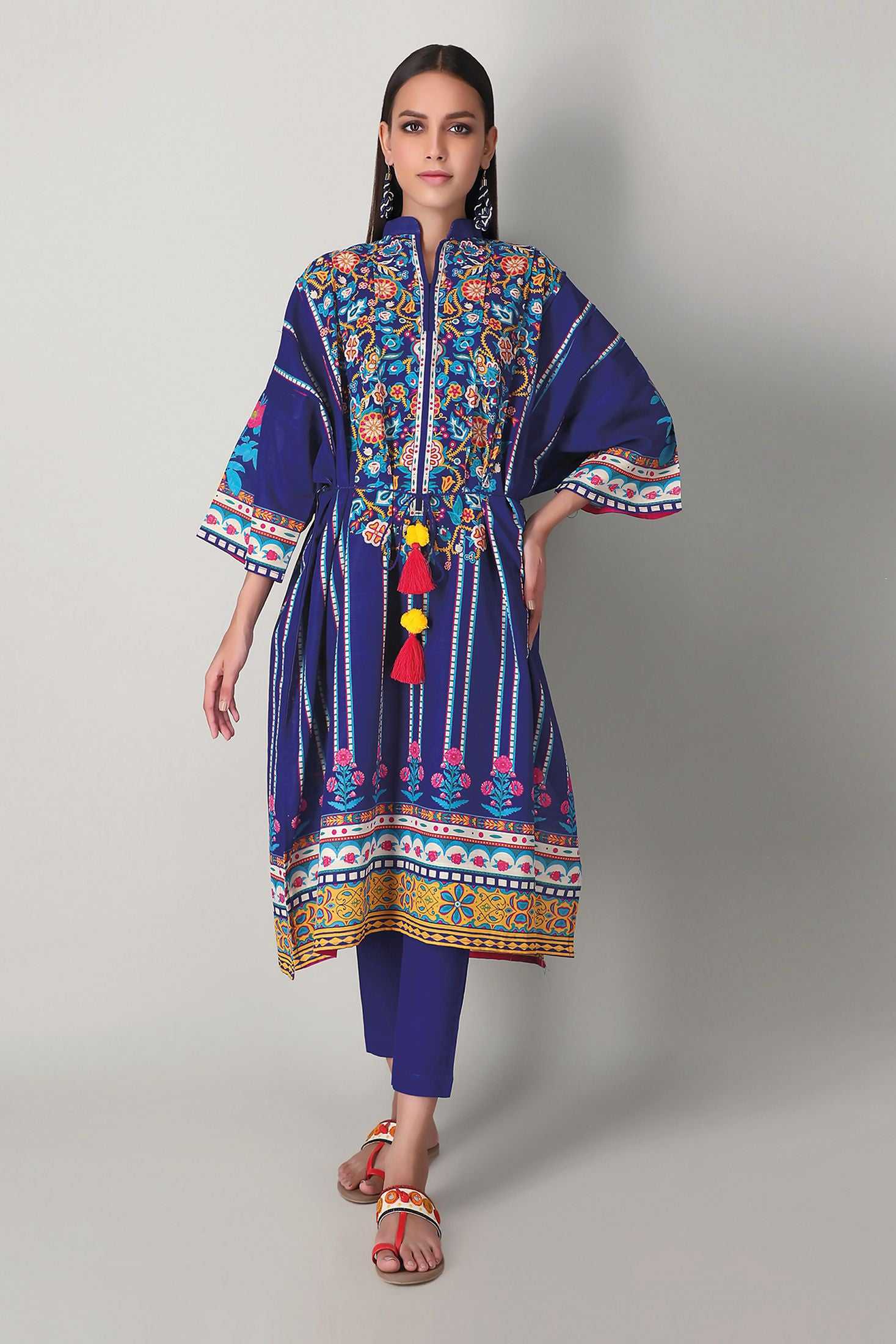Khaadi Jk20410 Blue Blue Winter Collection 2020