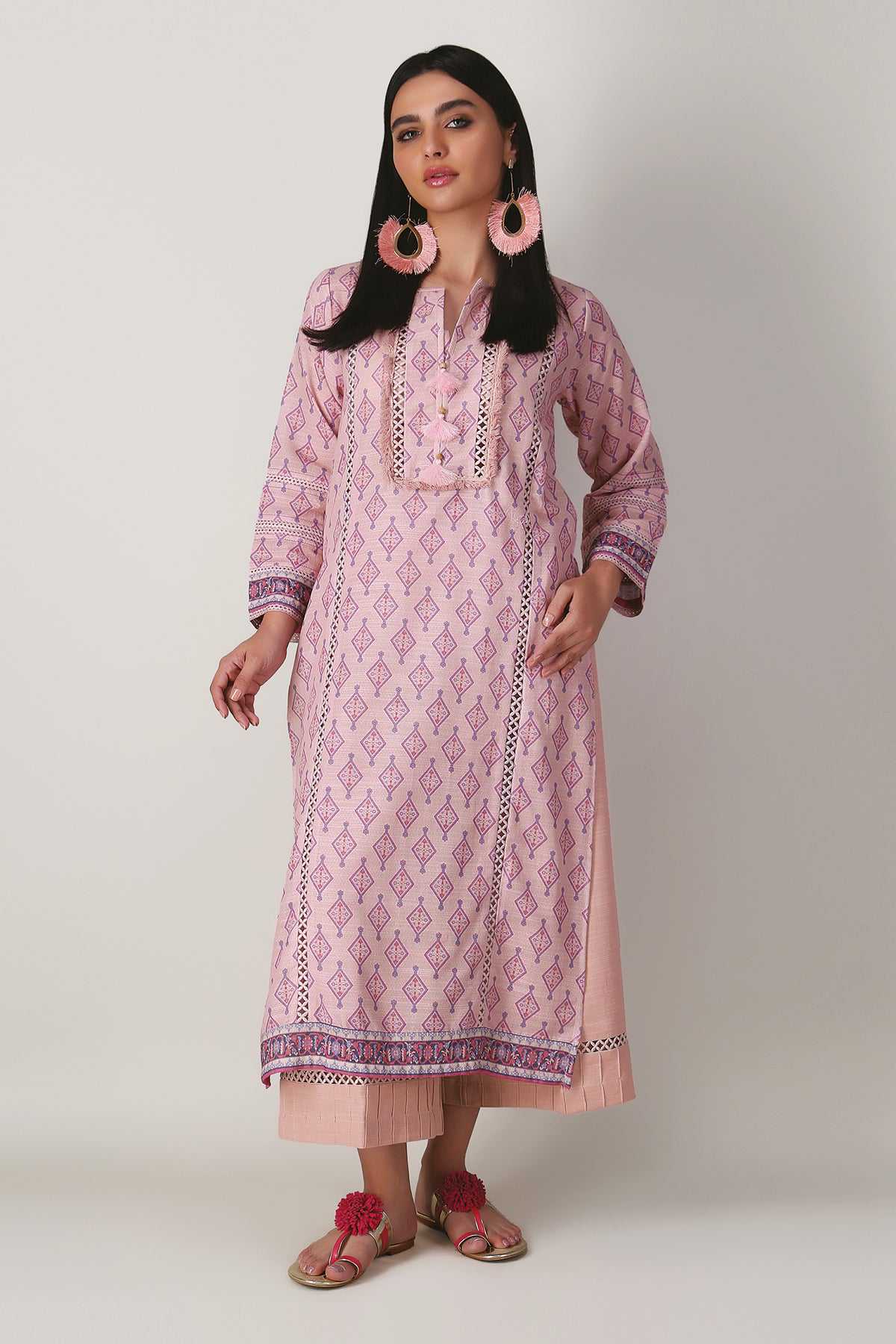 Khaadi Jlk20407 Pink Winter Collection 2020