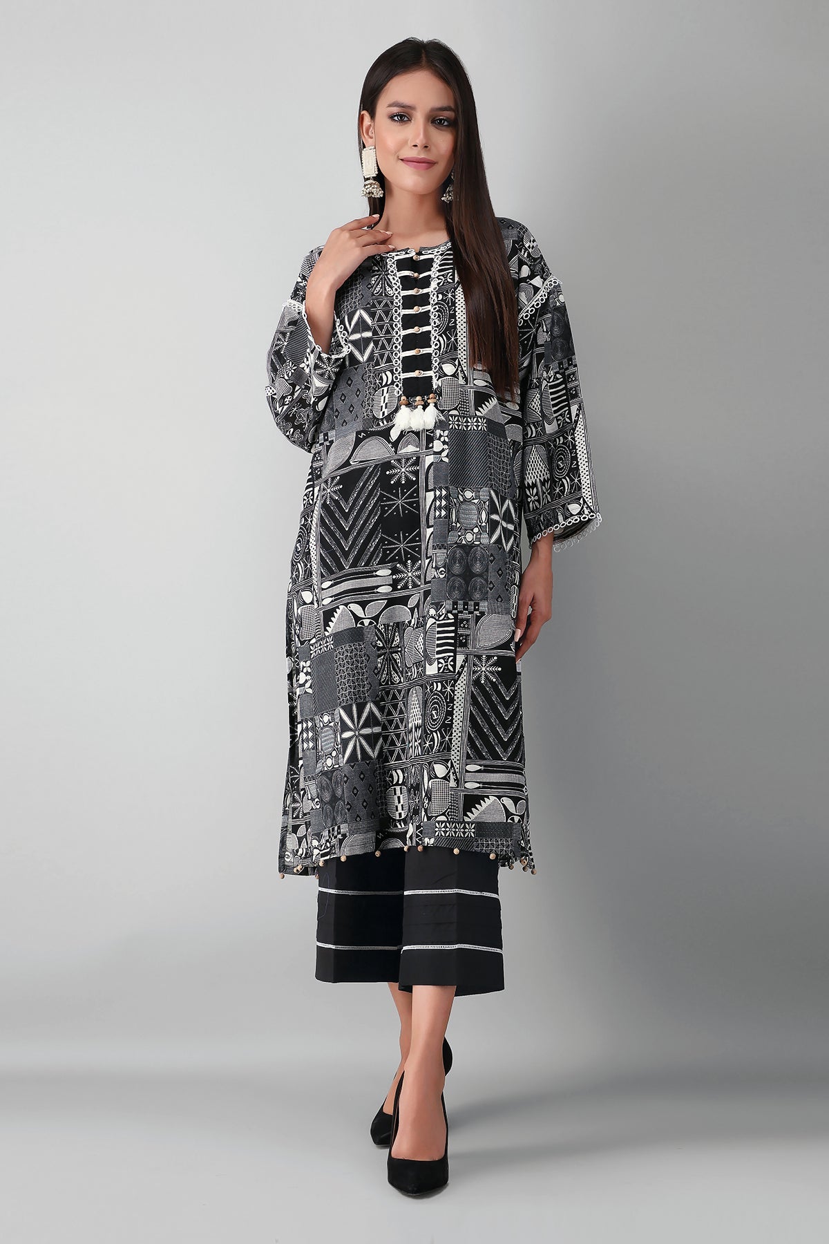 Jlk21411 Black Khaadi Winter 2021
