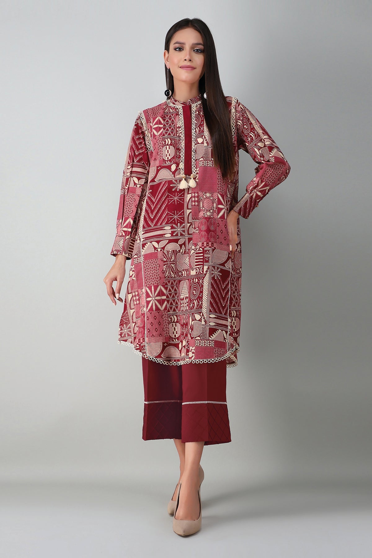 Jlk21411 Red Khaadi Winter 2021