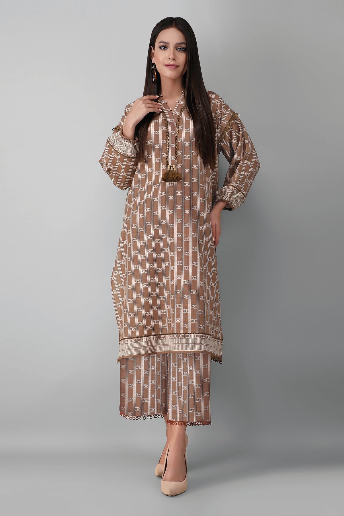 Jlk21413 Brown Khaadi Winter 2021