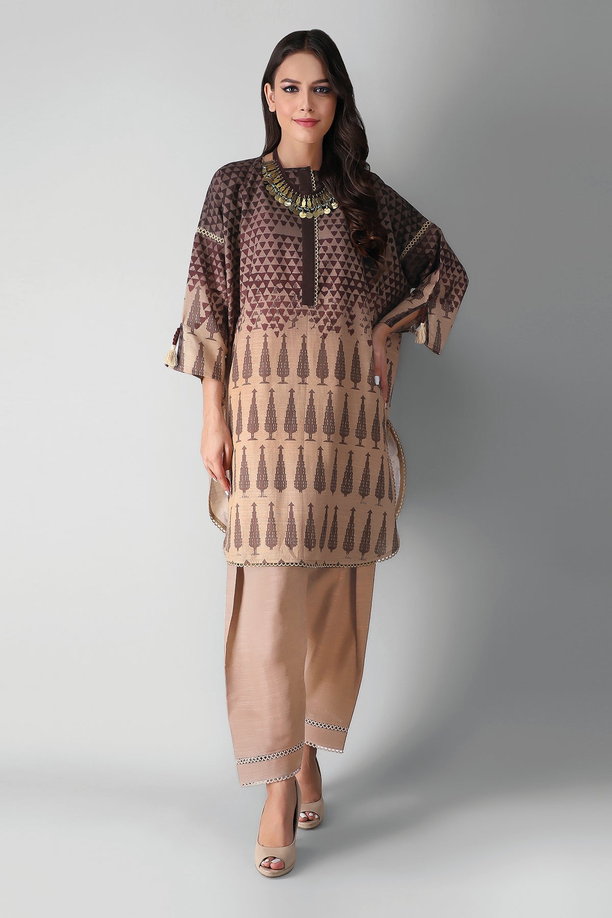 Jlk21422 Beige Khaadi Winter 2021