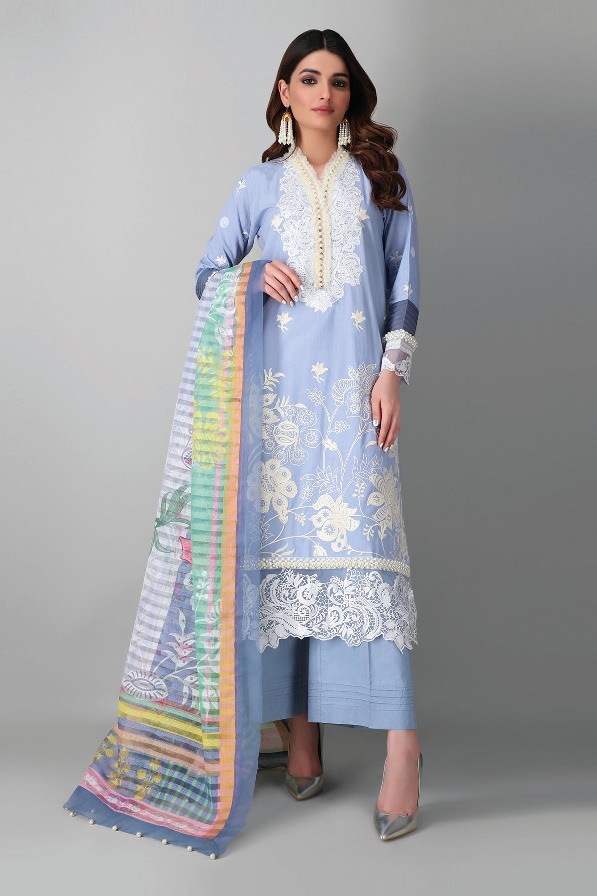 Kd21203 Blue Khaadi Festive Collection 2021