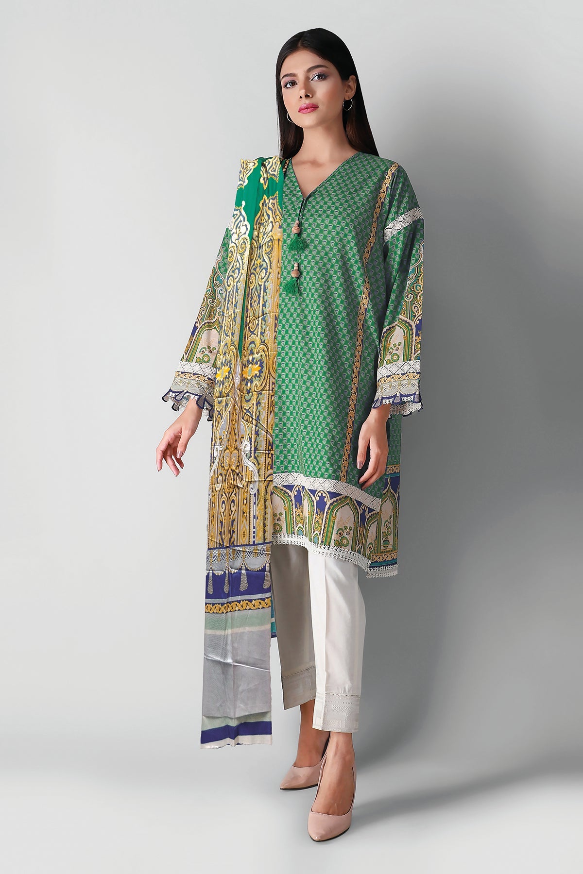 L21338 Blue Khaadi Autumn Collection 2021