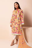 Khaadi L22116 Yellow Summer Lawn 2022 Online Shopping