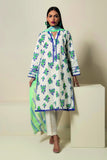 L22119 White Khaadi Online Spring Summer 2022