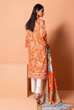Lla22216 Orange Khaadi Summer Collection 2022 Online Shopping