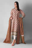 Llk21409 Brown Khaadi Winter 2021