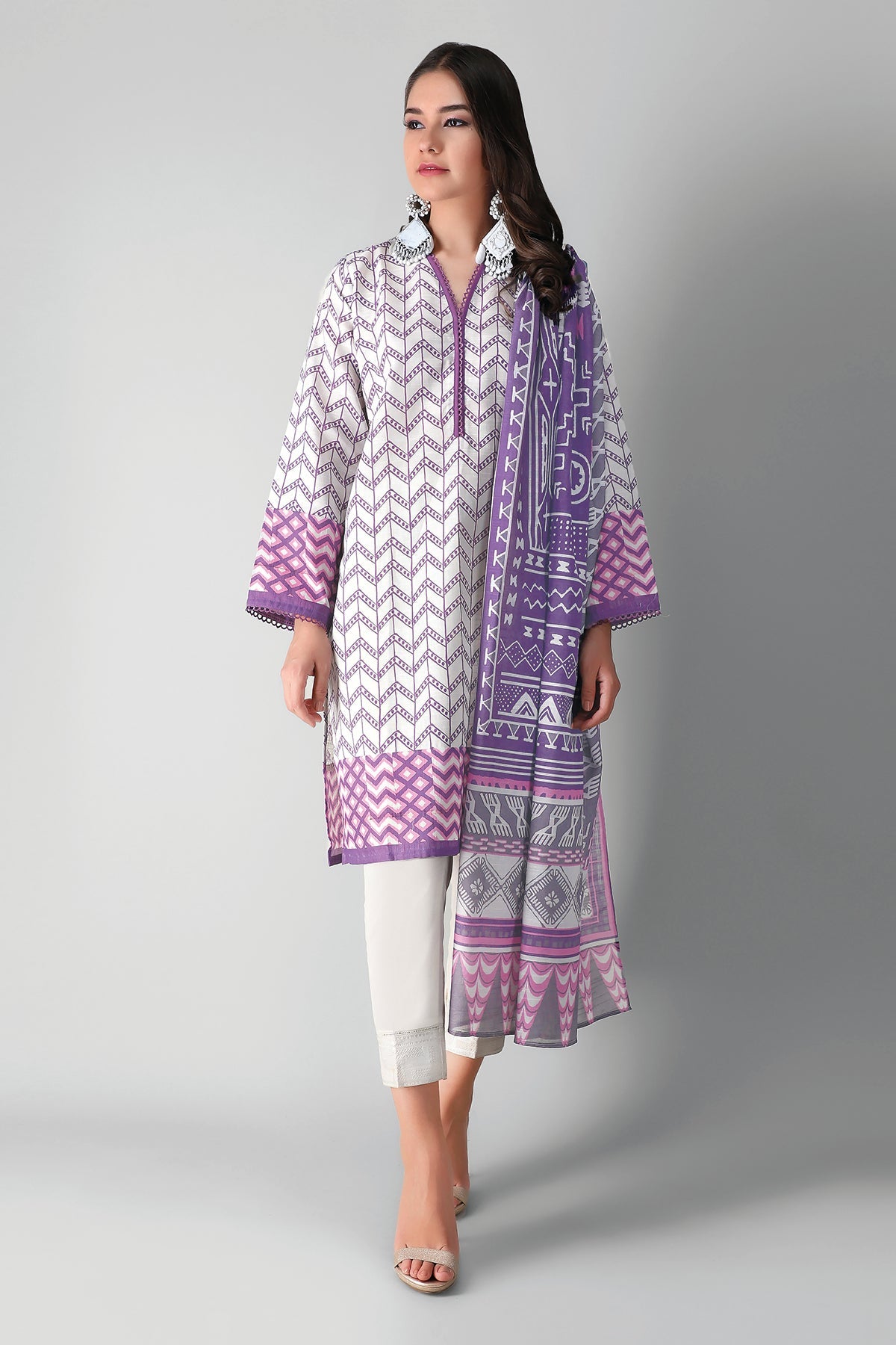 Llk21410 Purple Khaadi Winter 2021