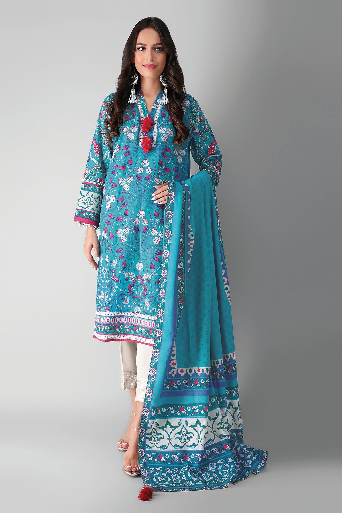 Llk21414 Blue Khaadi Winter 2021