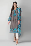 Khaadi M210203 Brown Summer Lawn 2021