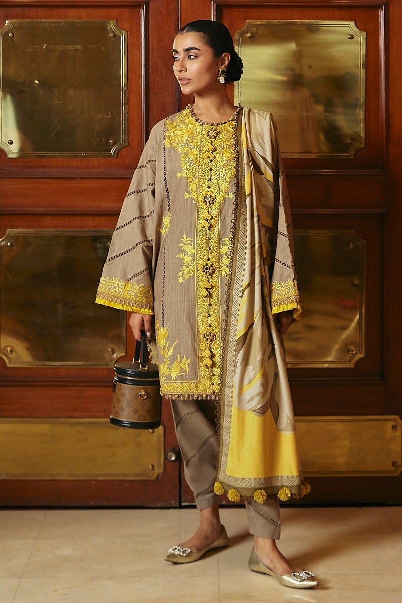 Sana Safinaz M233-011A-CP Muzlin Winter Collection Online Shopping