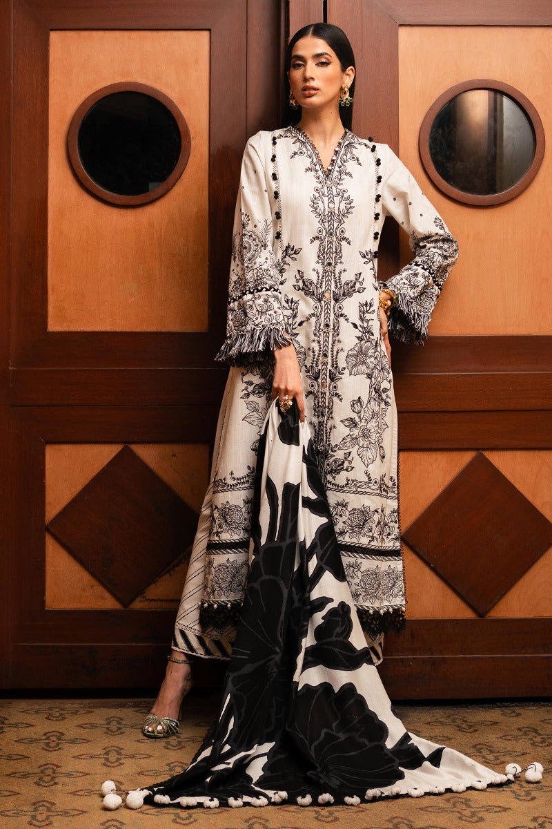 Sana Safinaz M233-015A-CP Muzlin Winter Collection Online Shopping