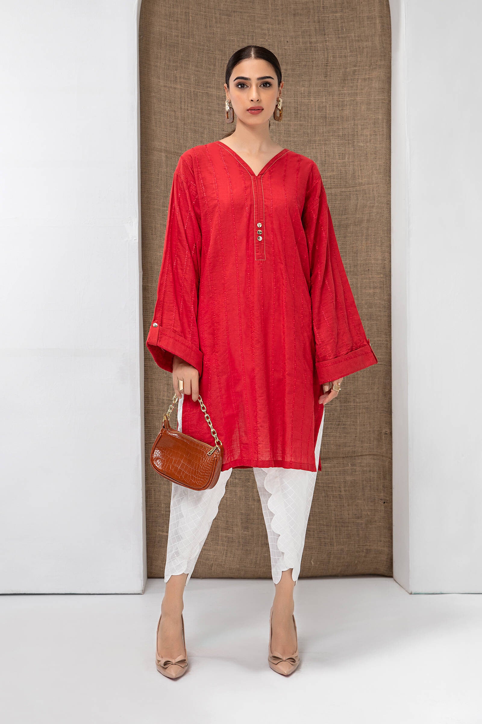Red MB-SS21-284 Maria B Basic 2021