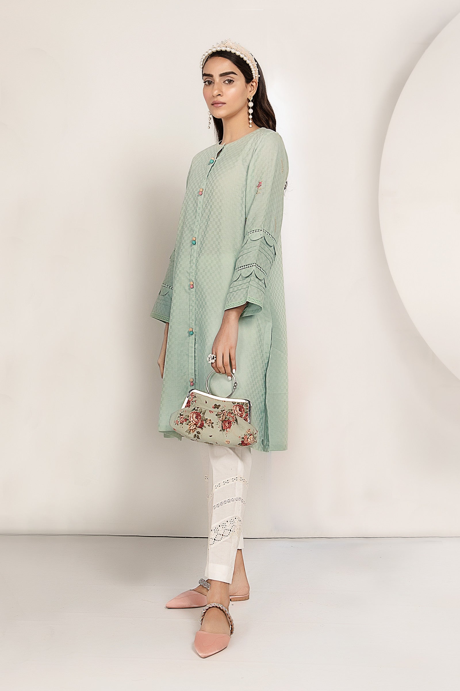 Mint Green MB-SS21-37 Maria B Basic 2021