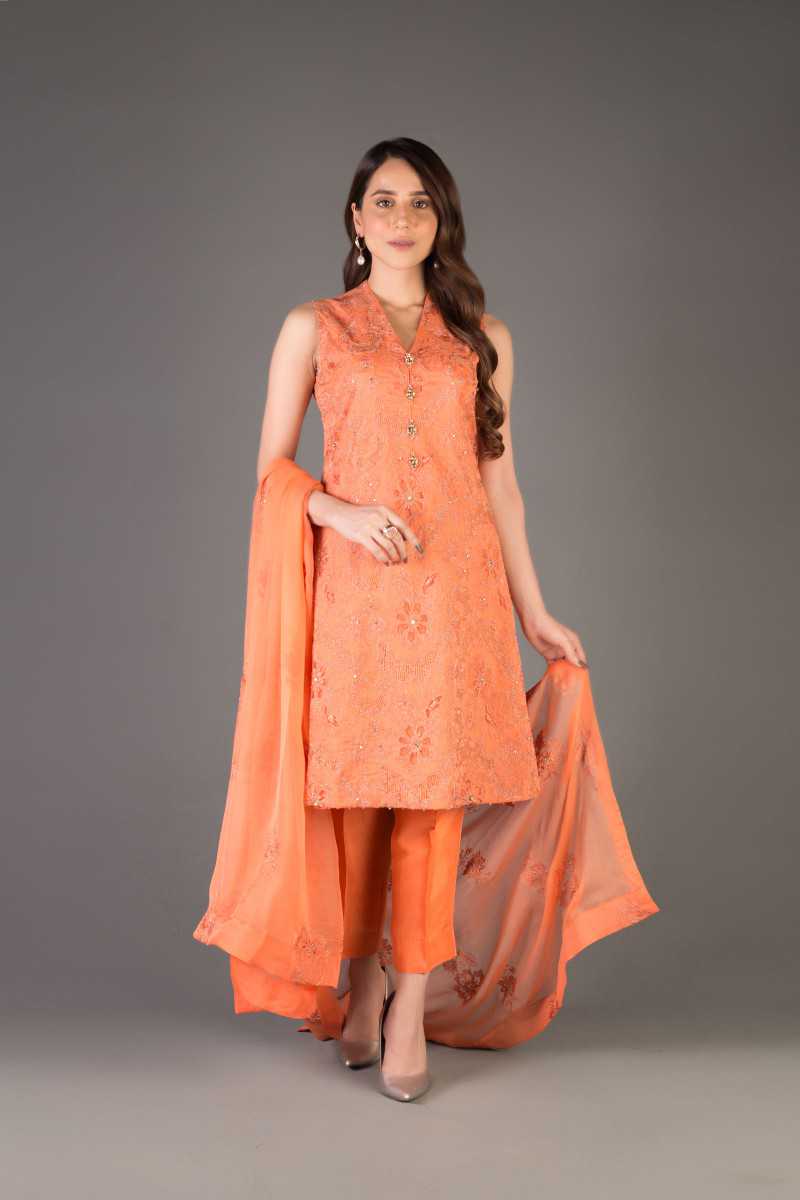 Bareeze Melody Range Mc710 Orange Collection 2021