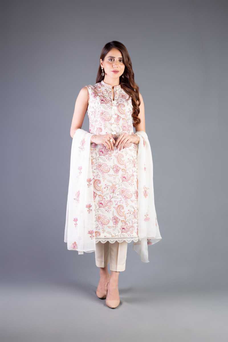 Bareeze Antique Kilim Mc735 Cream Collection 2021