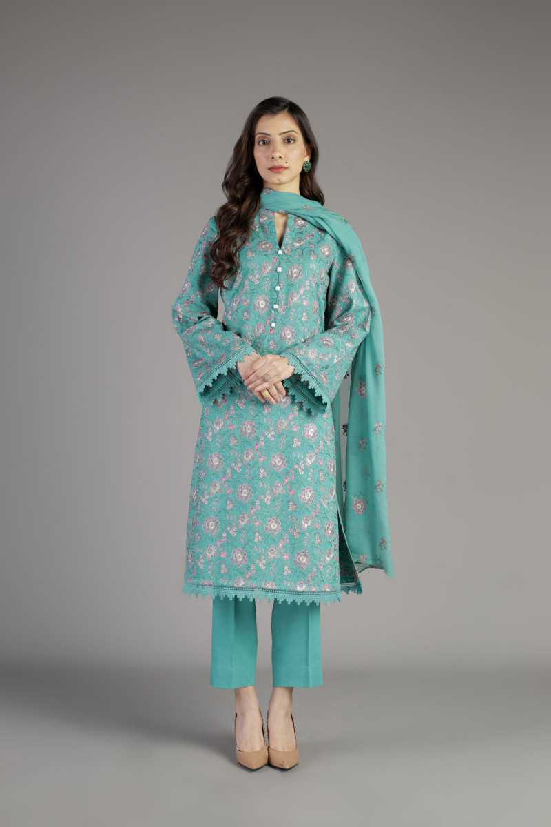 Bareeze Canvas Mc765 Green Collection 2021