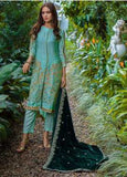 Mirha by ZS Textile Embroidered Charmeuse Winter Collection Design 10 2019