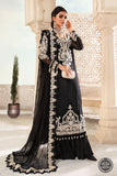 Maria B MPC-22-204-Black and White Wedding Chiffon Collection 2022 Online Shopping