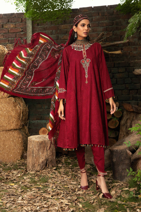 Maria B MPT-1201-B Mprints Winter Collection 2021