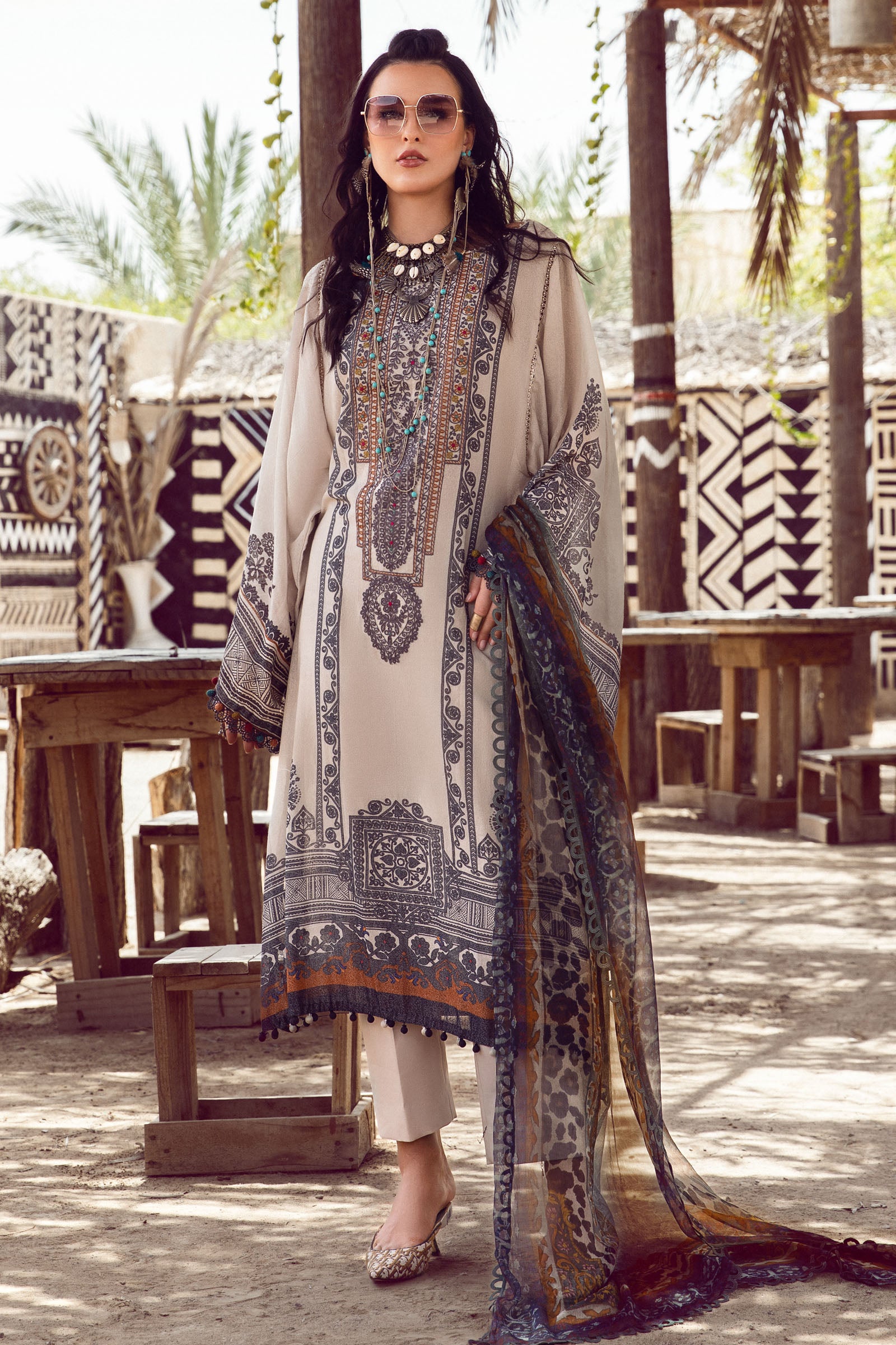 Maria B MPrints MPT-1505-A Mprint Fall 2022 Online Shopping