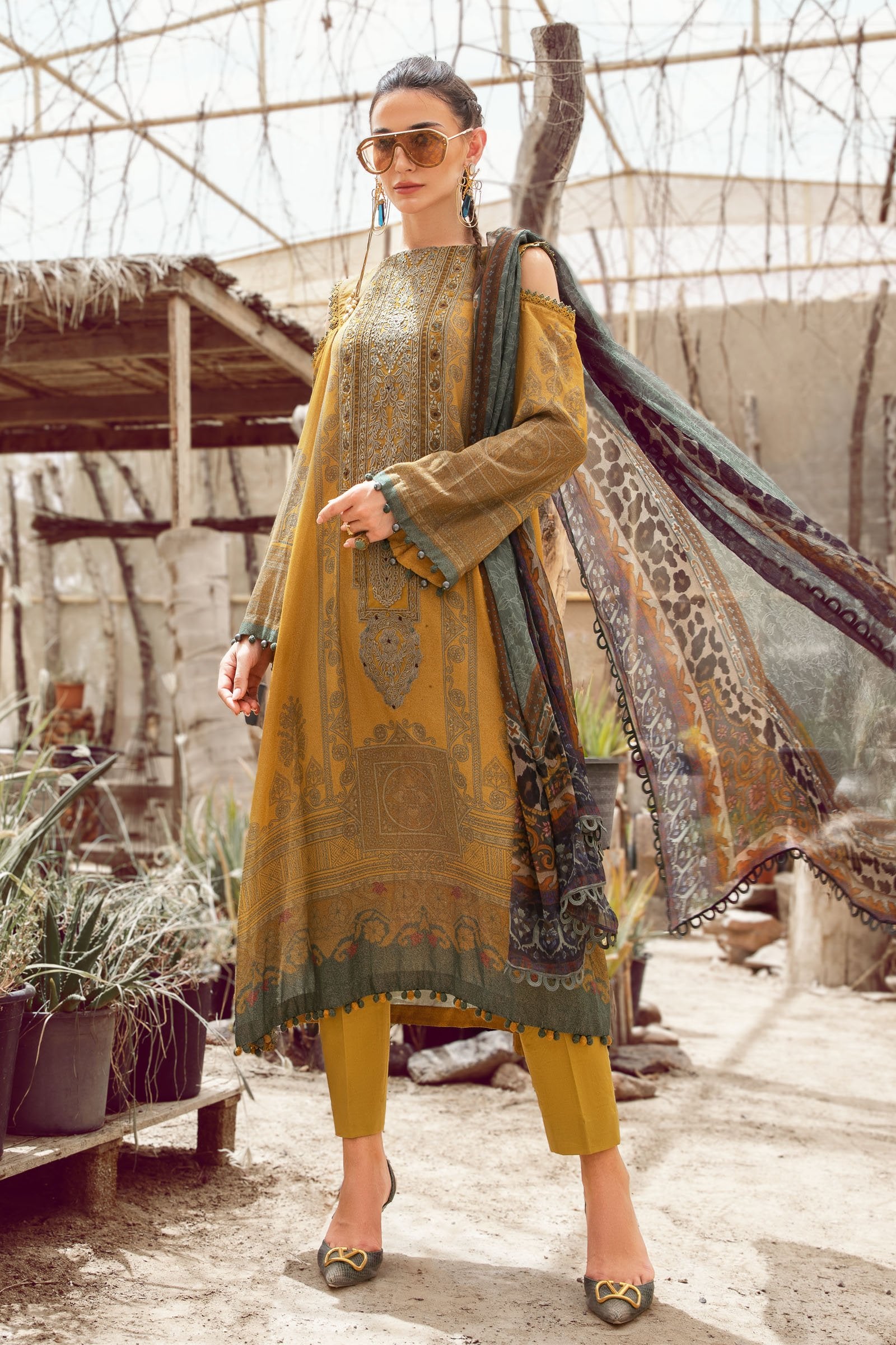 Maria B MPrints MPT-1505-B Mprint Fall 2022 Online Shopping