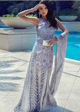 Mushq Embroidered Net Wedding Collection 04 Orchid Tint 2019