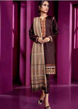 Orient Textile Embroidered Cottel Linen Winter Collection Design 246 B 2019
