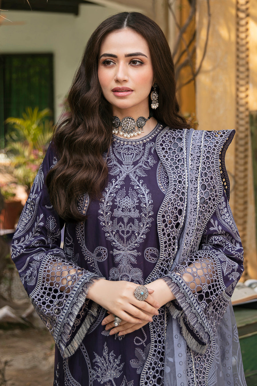 Jazmin Banafshi Shahkar Lawn 2022 Online Shopping