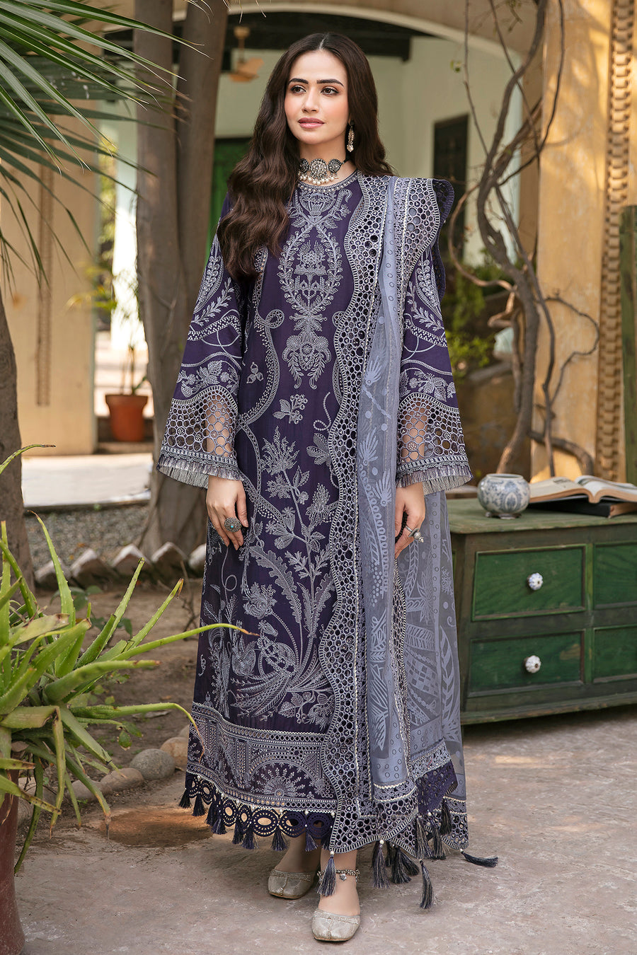 Jazmin Banafshi Shahkar Lawn 2022 Online Shopping