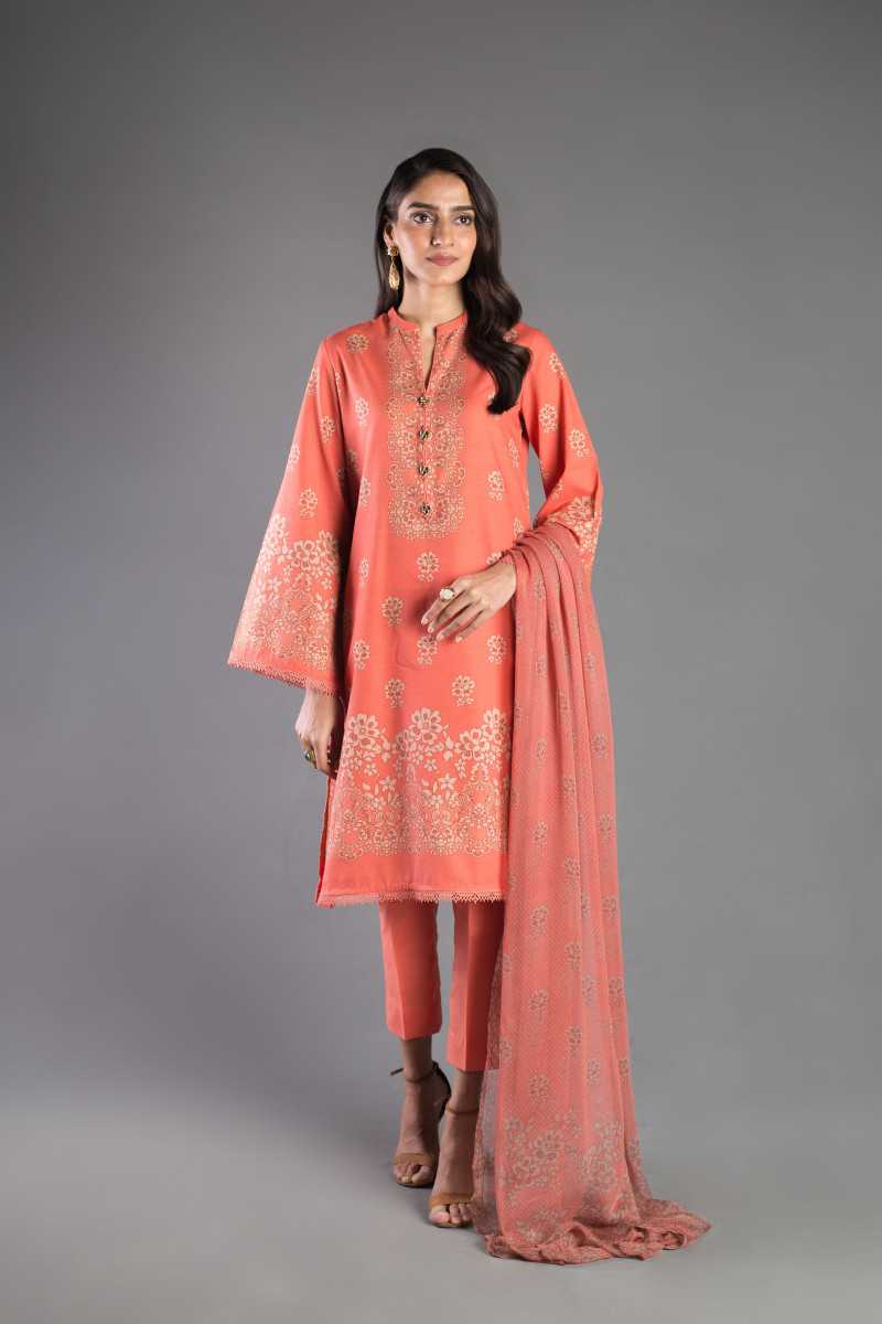 Bareeze Printed Pr945 Pink Collection 2021