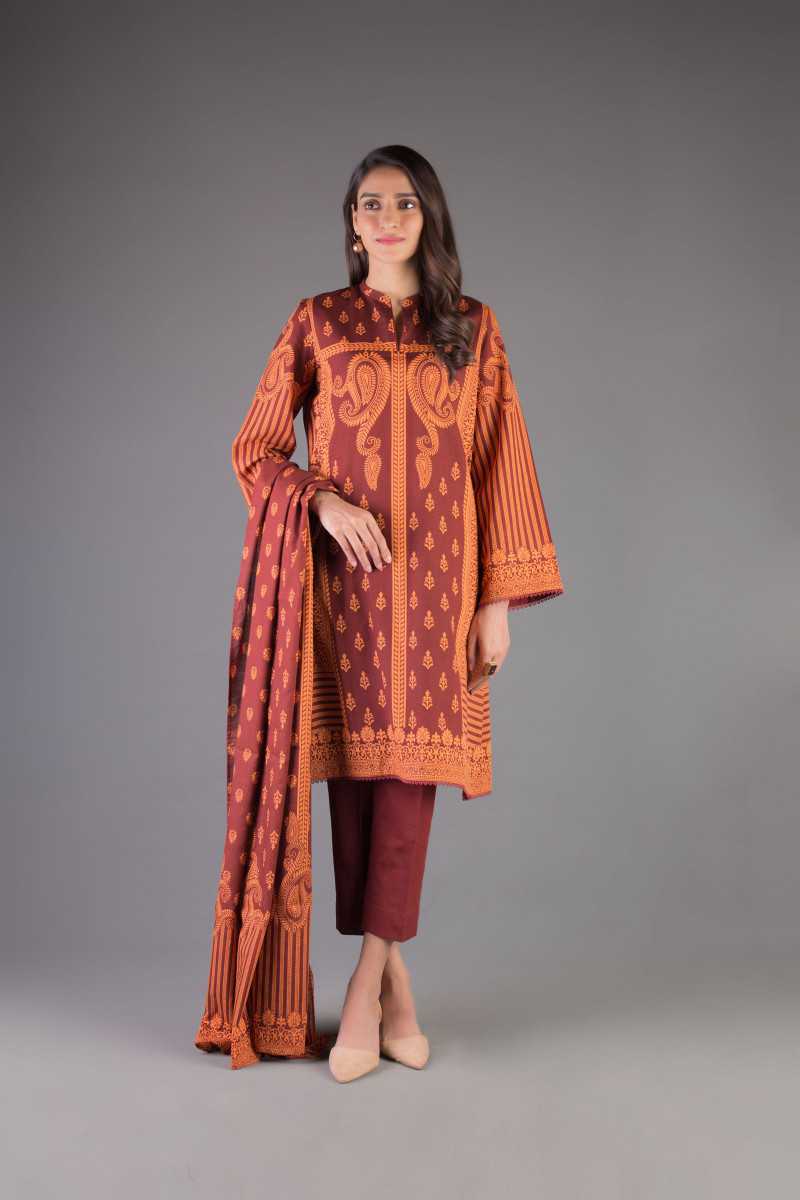Bareeze Printed Pr948 Red Collection 2021