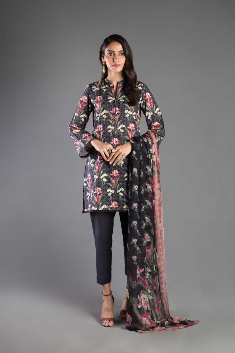 Bareeze Printed Pr950 Black Collection 2021