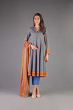 Bareeze Printed Pr975 Blue Collection 2021