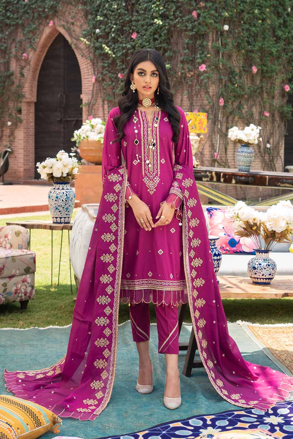 FE-12019 Gul Ahmed Eid-UL-Adha Festive Issue 2021