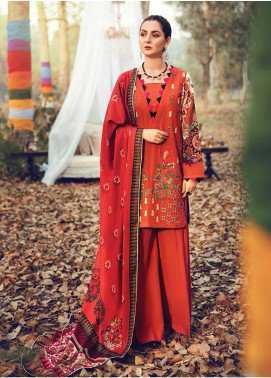 RajBari Embroidered Khaddar Winter Collection Design 10b 2019