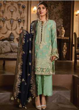 Rang Rasiya Embroidered Linen Winter Collection Design 1309 2019