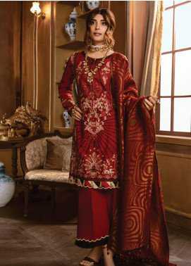 Rang Rasiya Embroidered Linen Winter Collection Design 1310 2019