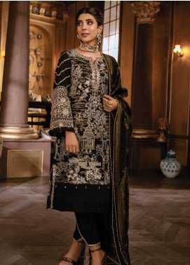 Rang Rasiya Embroidered Linen Winter Collection Design 1312 2019