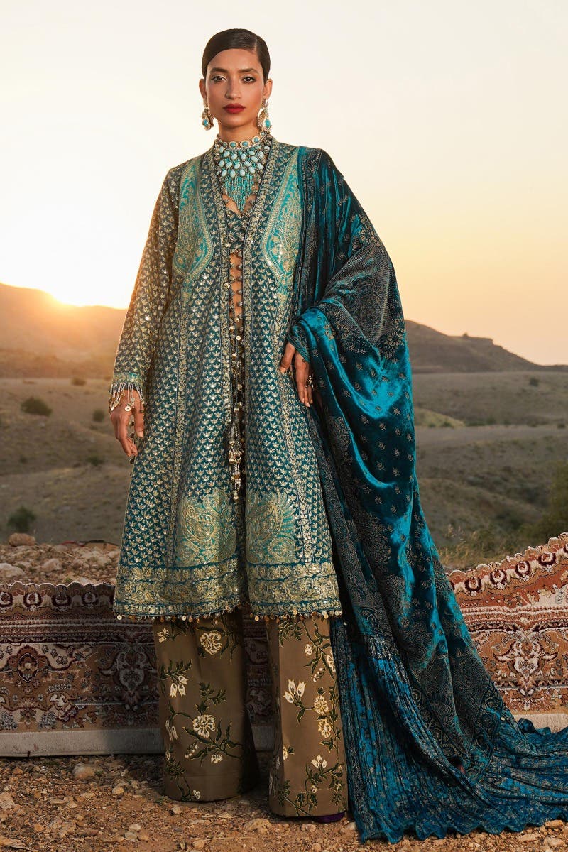 Sana Safinaz S231-007B-DE Winter Luxury Collection Online Shopping