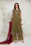 Green SF-EA21-06 Maria B Evening Wear 2021
