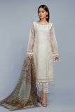 Maria B Embroidered Evening Wear 02 White 2020
