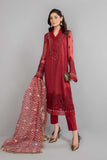 Maroon SF-SS21-08 Maria B Evening Wear 2021